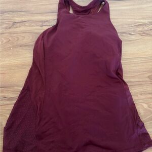 Lululemon Athletica Maroon Racerback Top
